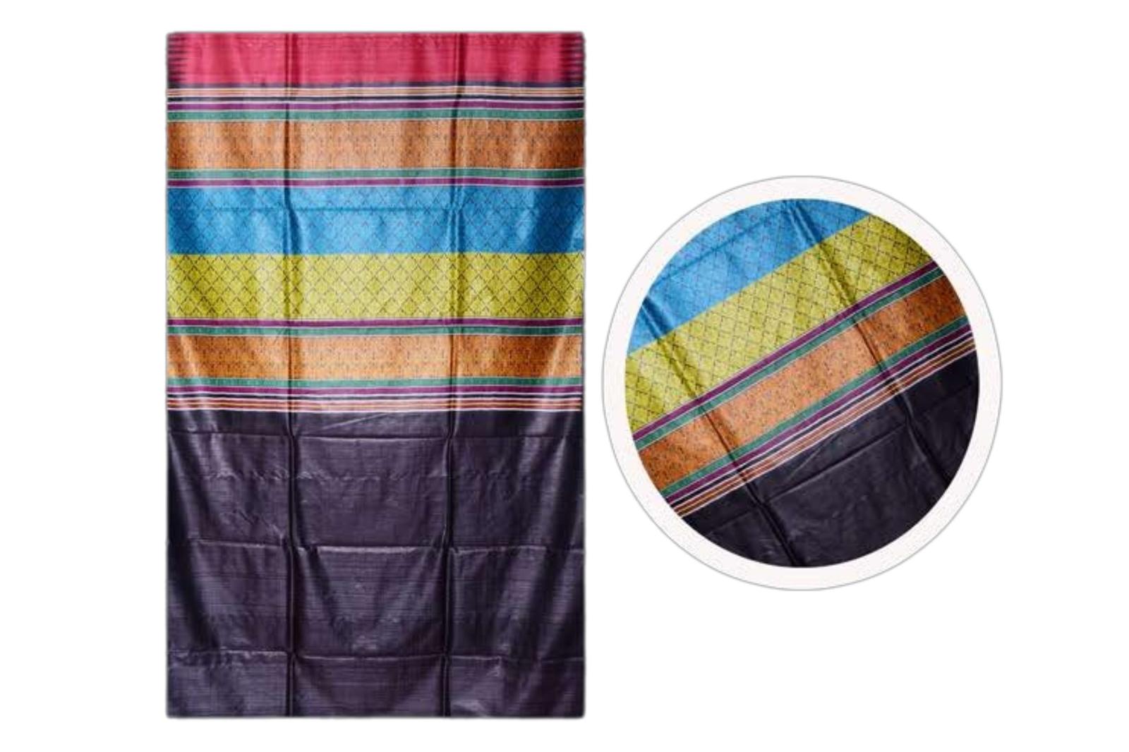 Tusser Silk Jalla Pallu Saree