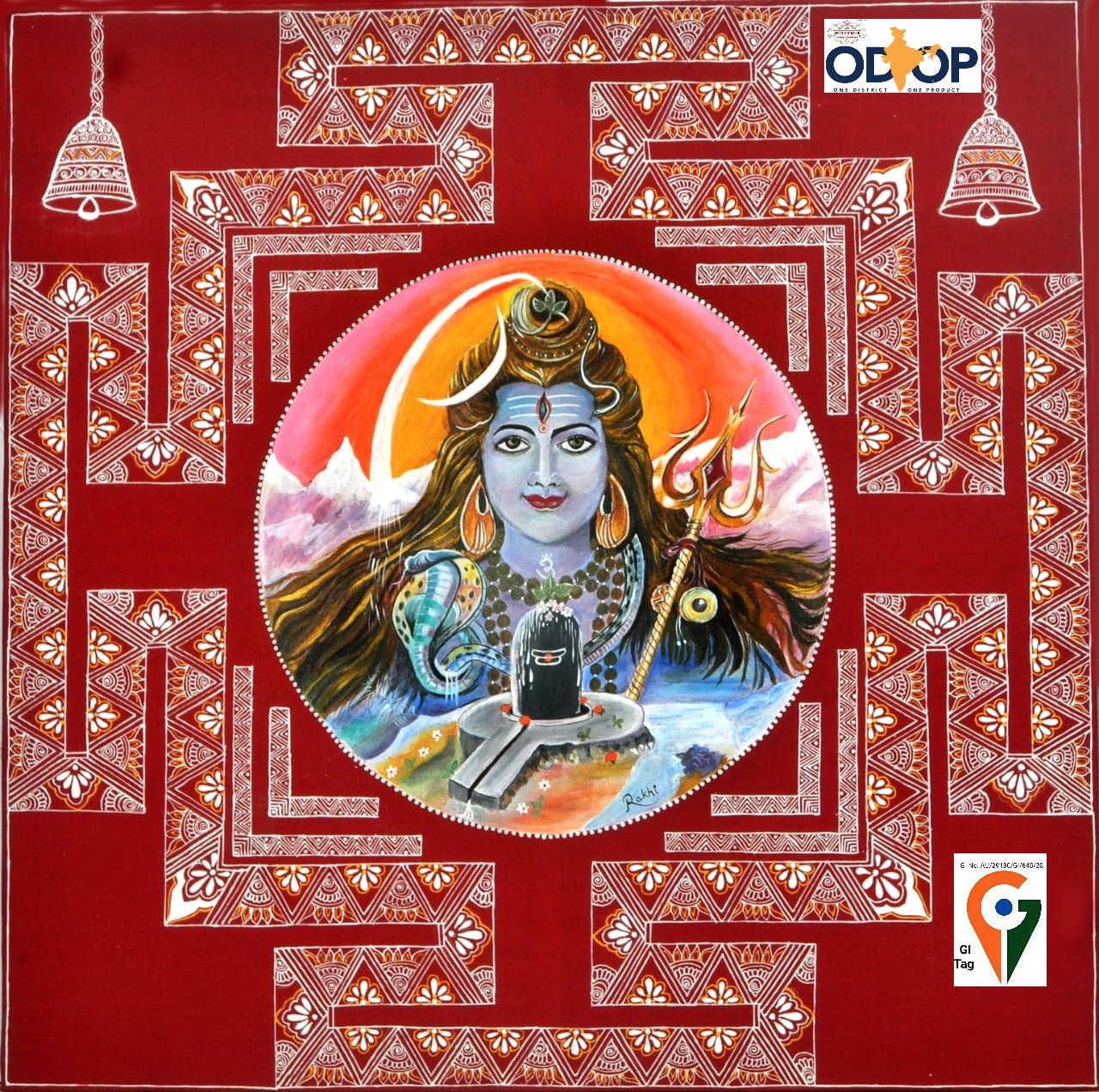 Aipanart Lord Shiv Painting CCAP2424