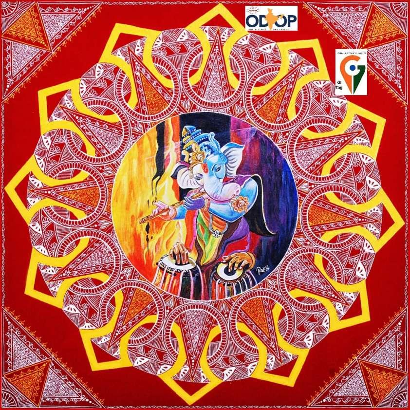 Aipanart Decoration Sri Ganesh Painting Them  2424