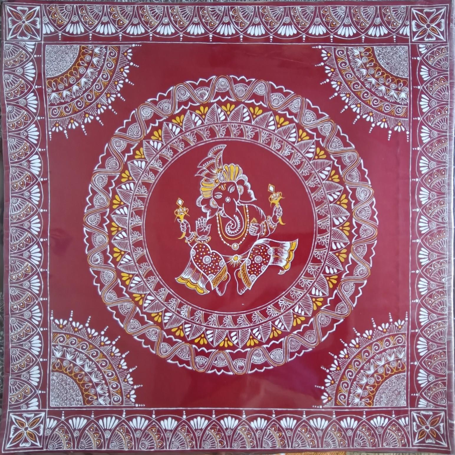 Aipanart Decoration Sri Ganesh Aipan 2424