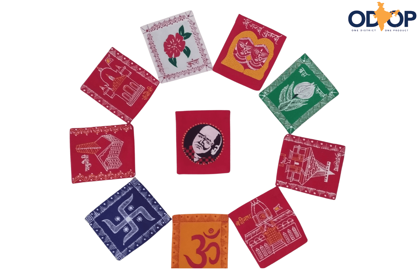 Aipanart Cloth Toran Discover of Uttarakhand Historical and Spiritual Lords / ऐपण कला क्लॉथ तोरण