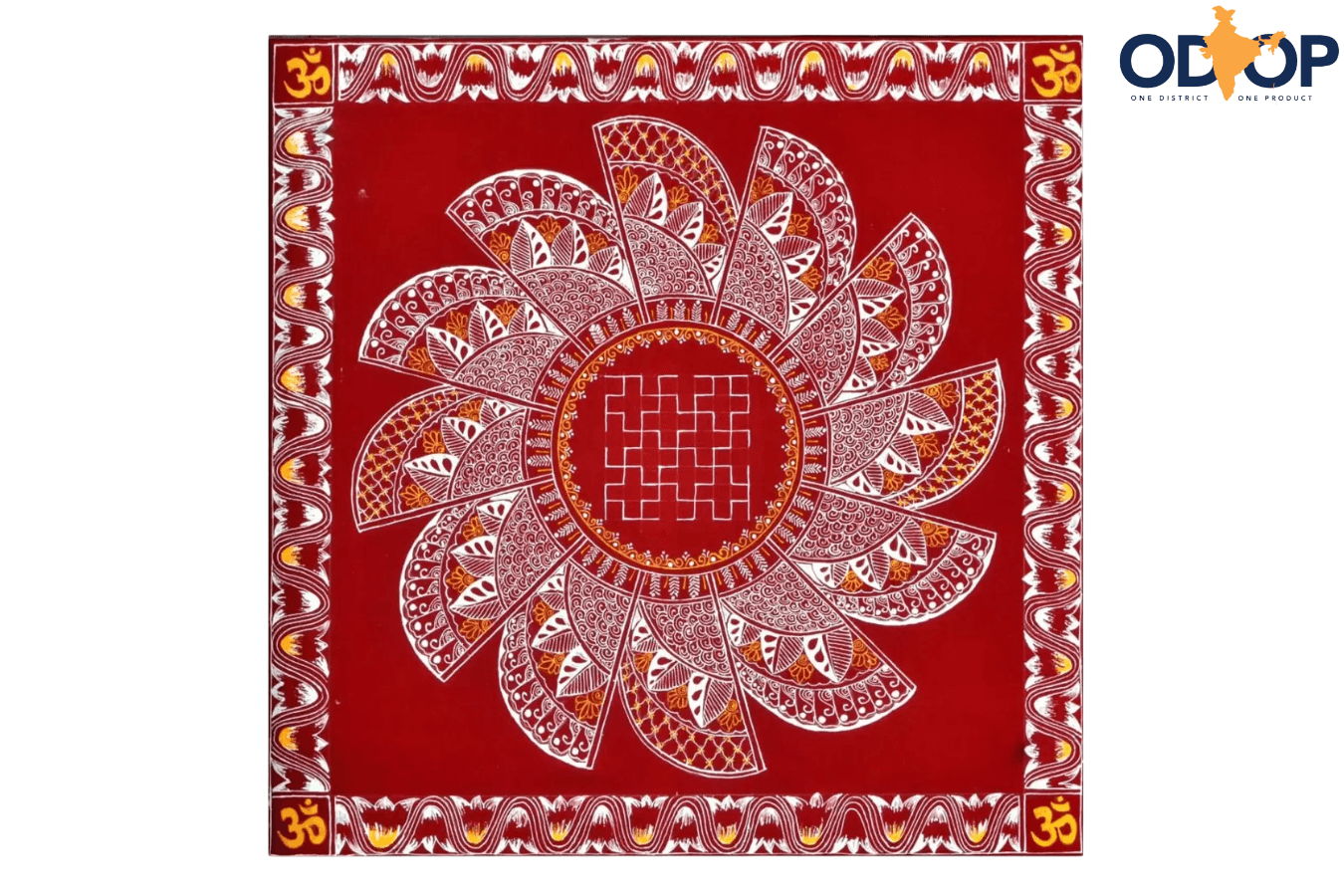 Aipanart Decorated Maa Navadurga Pith / ऐपण कला माँ नवदुर्गा पीठ