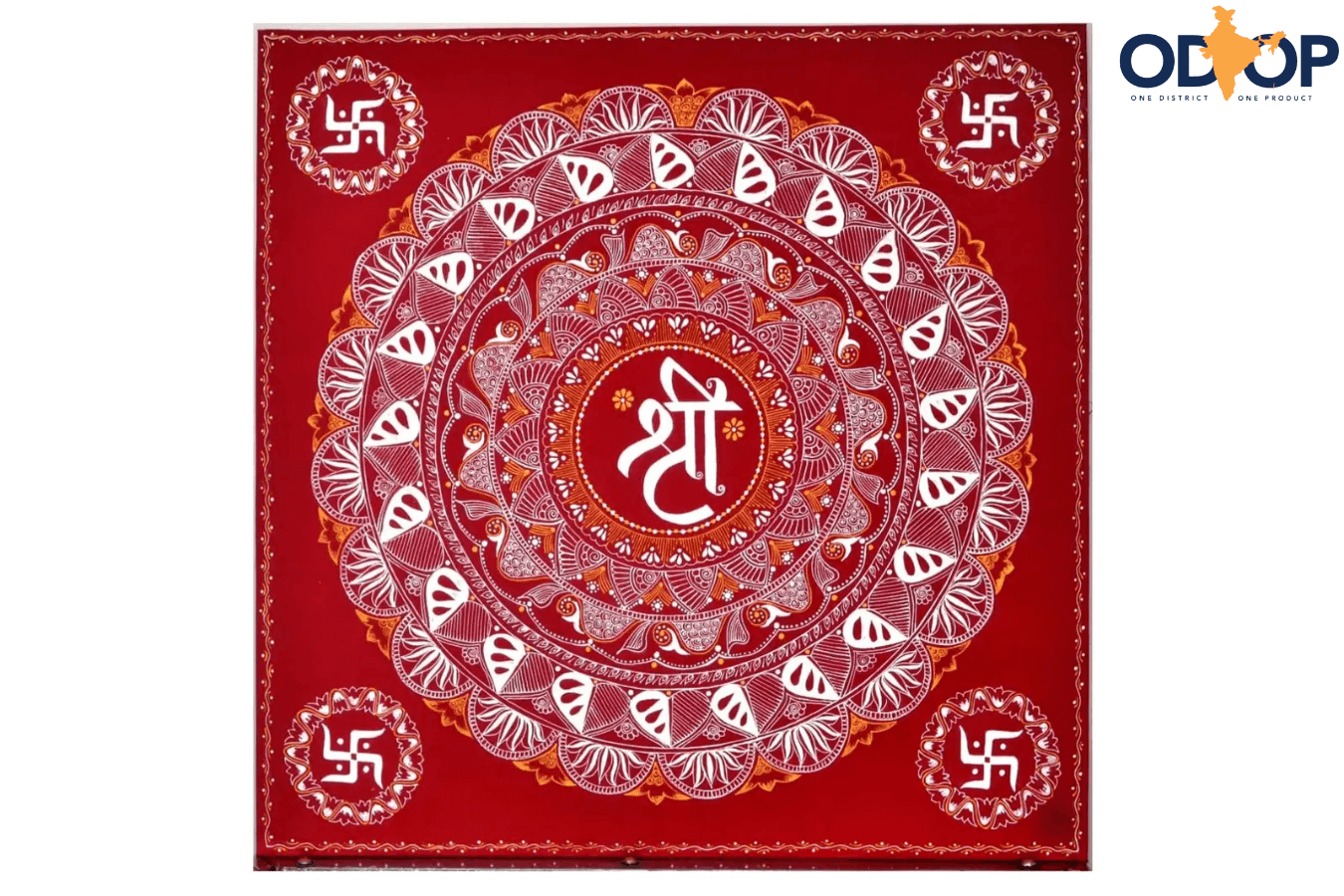 Aipanart Decorations Sri Pith / ऐपण कला सजावट श्री पीठ