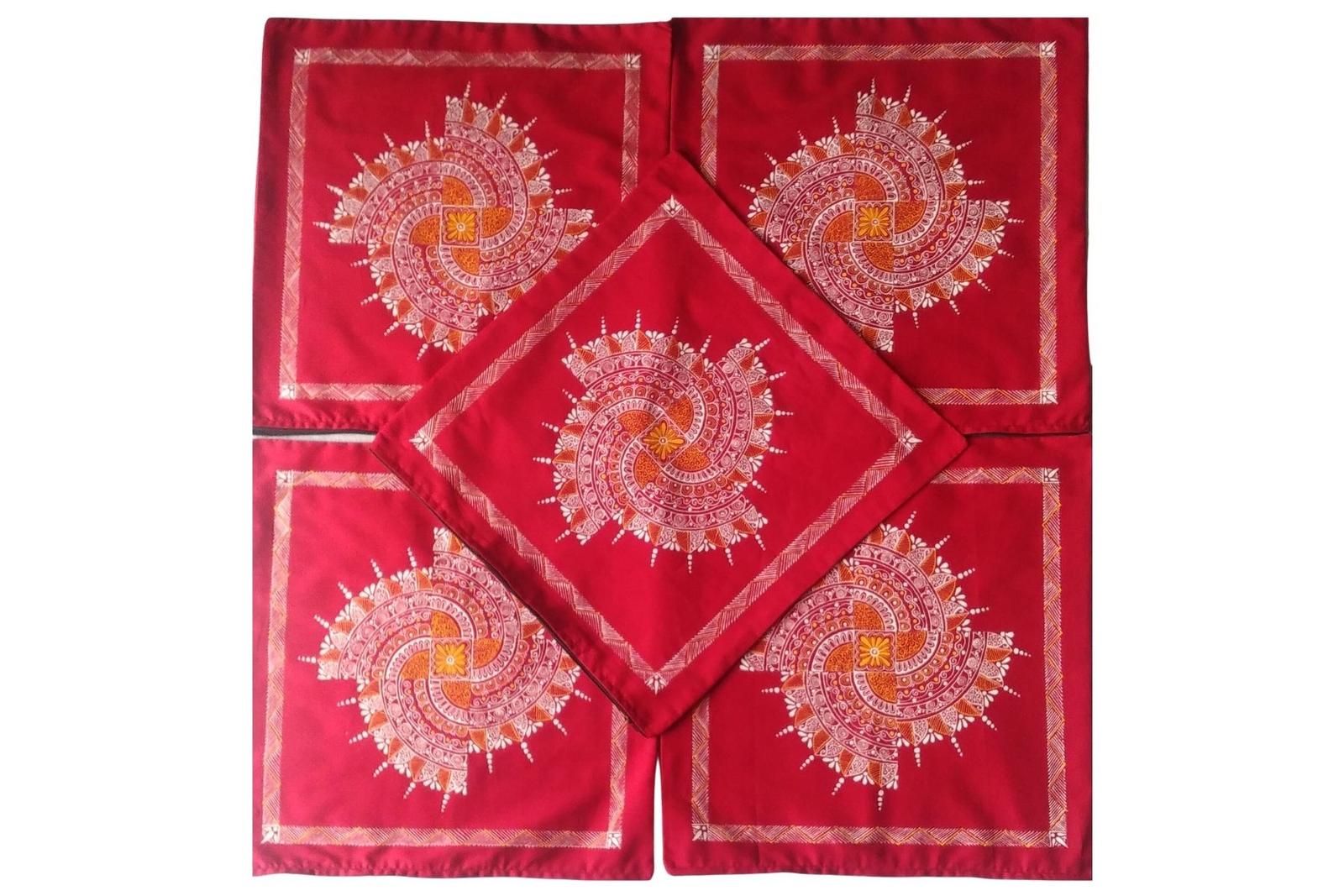 Aipanart Decorations Cushion Cover / ऐपण कला सजावट कुशन कवर