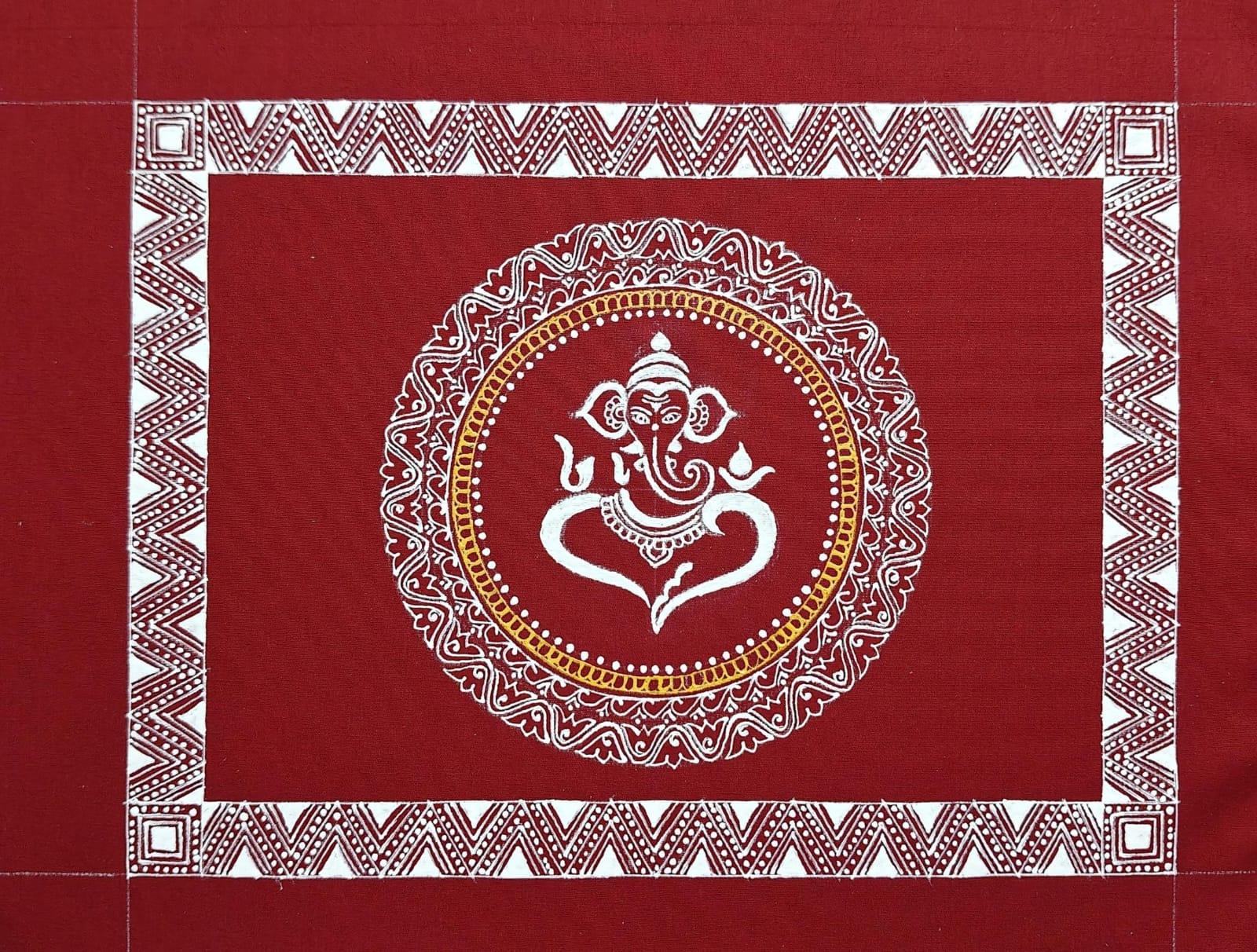 Aipanart Decoration Sri Ganesh Aipan 129
