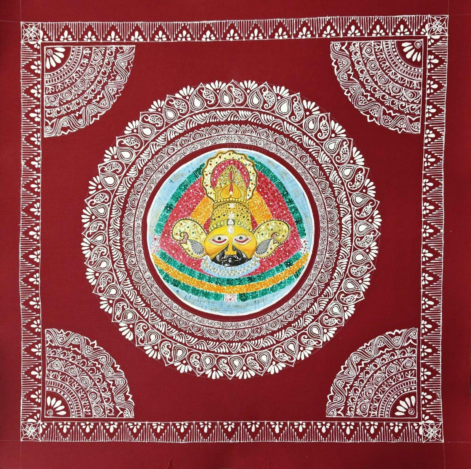 Aipanart Decoration Sri KhatuShyam Baba Painting 1818