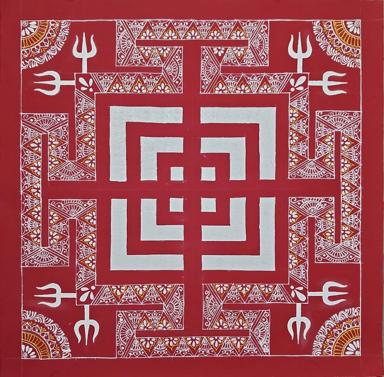 Aipanart Decoration Lord Shiv Pith 1818