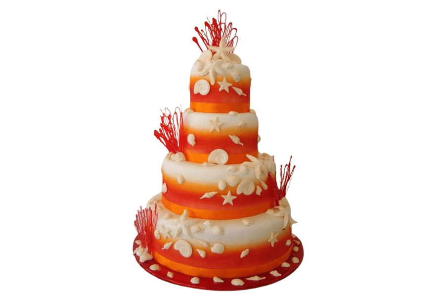 Orange Ocean Cake