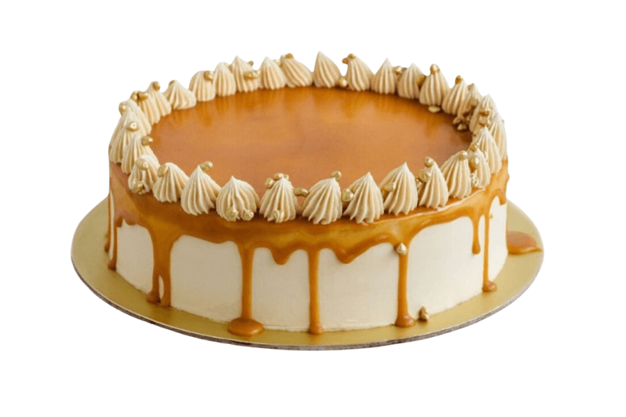 Cashew Coffee Caramel Cake