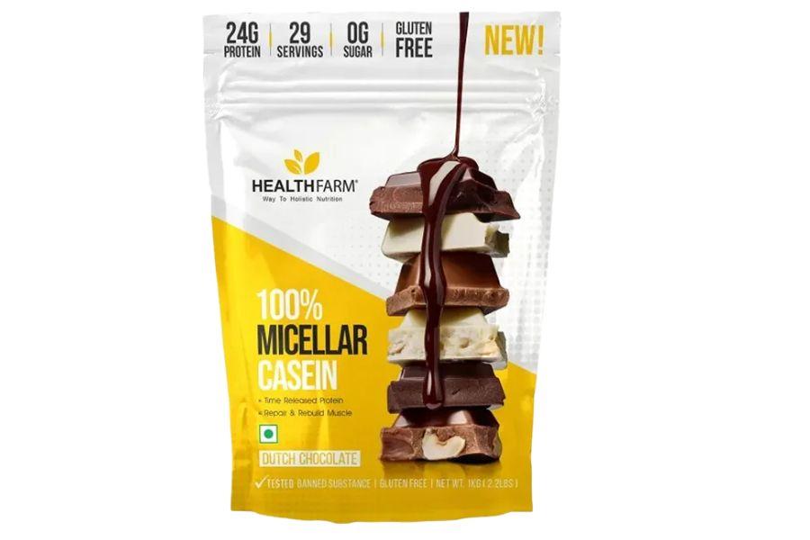 Healthfarm 100% Micellar Casein (Dutch Chocolate) - 1kg