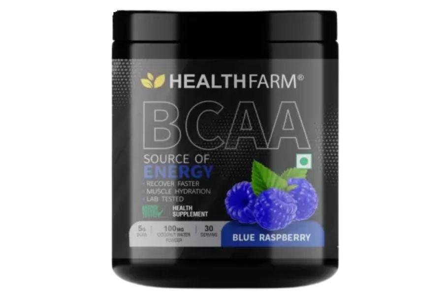 Healthfarm BCAA (Blue Raspberry) 180gm