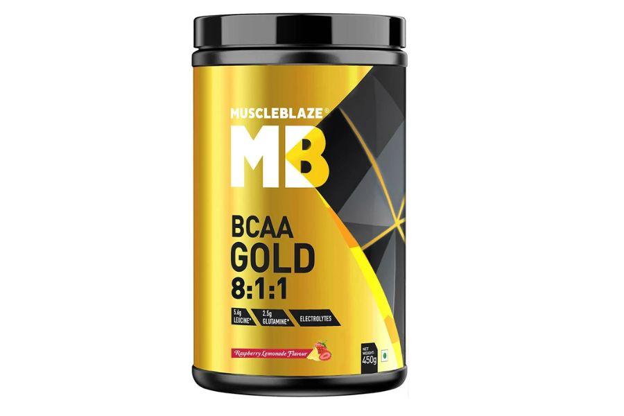 Muscle Blaze BCAA Gold (Raspberry Lemonade) - 450gm