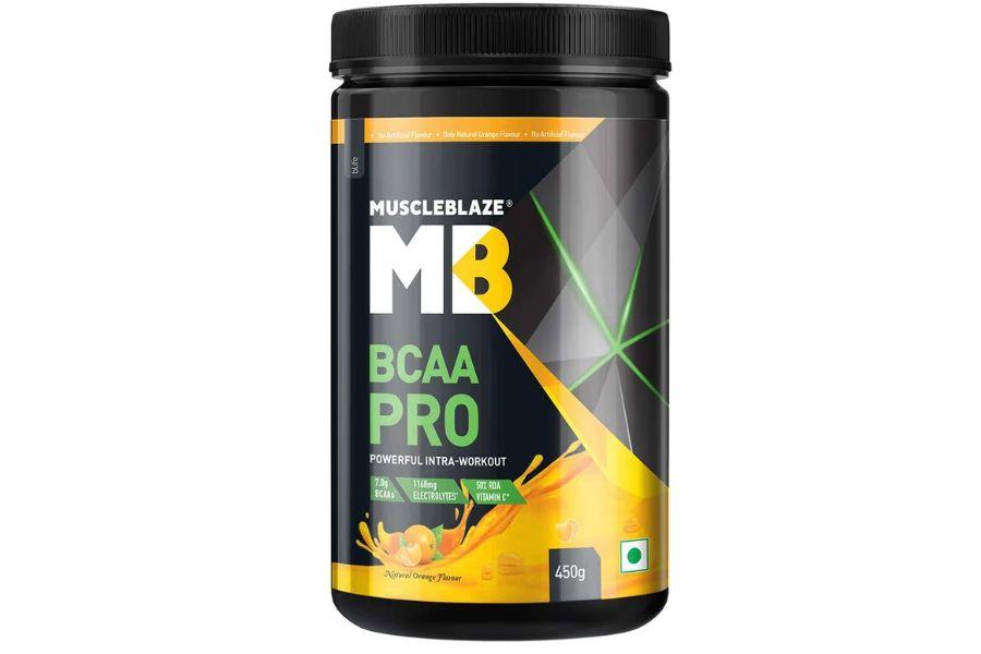 Muscle Blaze BCAA Pro (Natural Orange) - 450gm