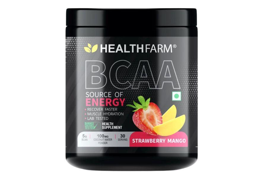 Healthfarm BCAA (Strawberry Mango) 180gm