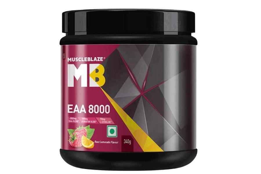 Muscle Blaze EAA 8000 (Razz Lemonade Flavour) 340gm