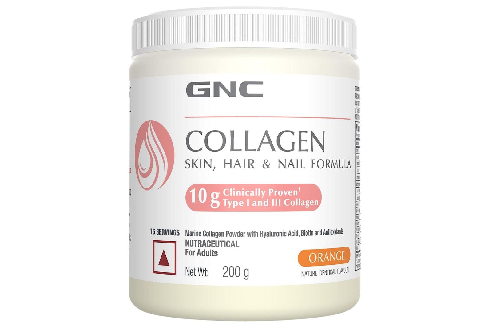 GNC Marine Collagen Powder - Orange Flavour