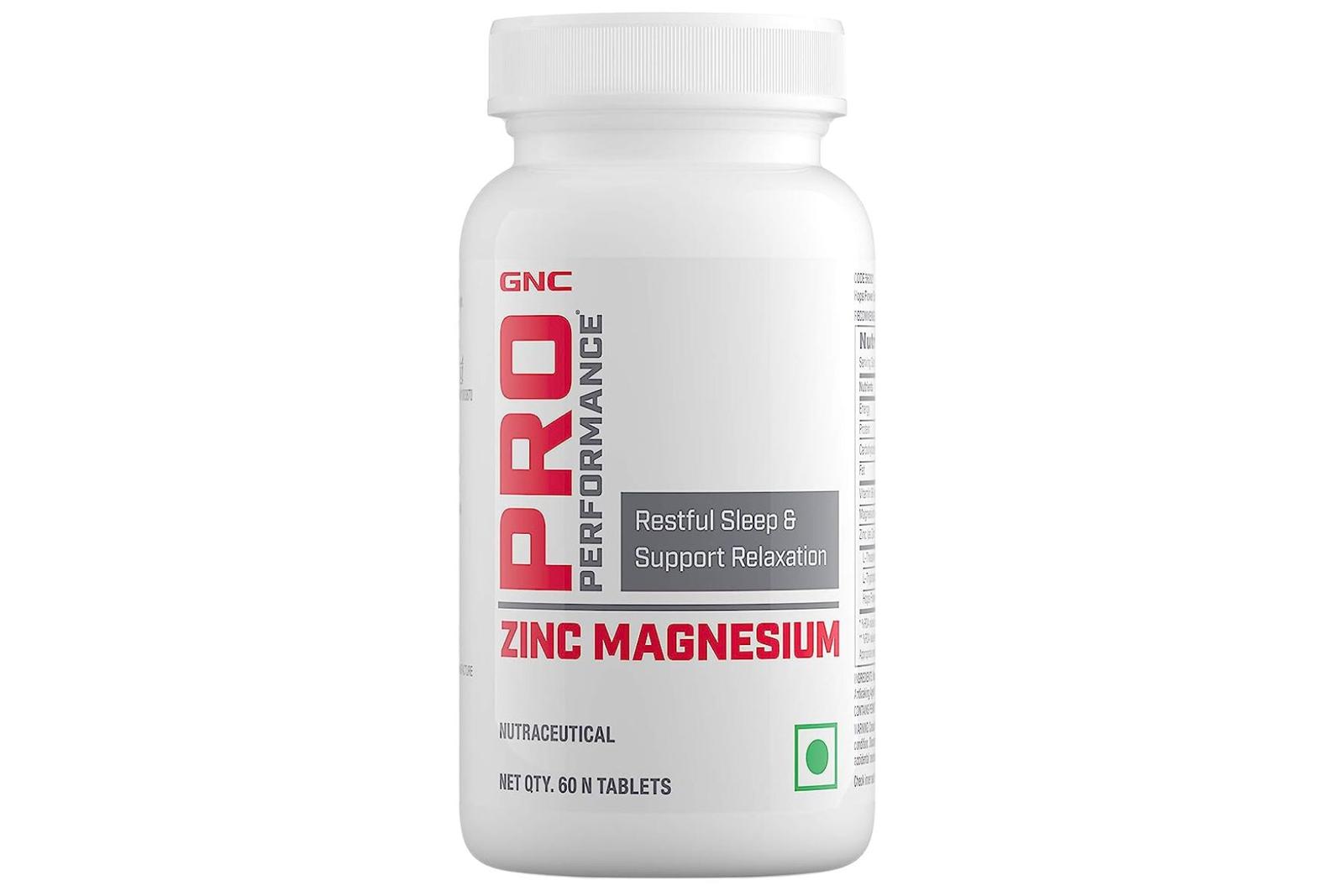 GNC Pro Performance Zinc Magnesium Amino (ZMA) Complex - Rest and Re-Energize