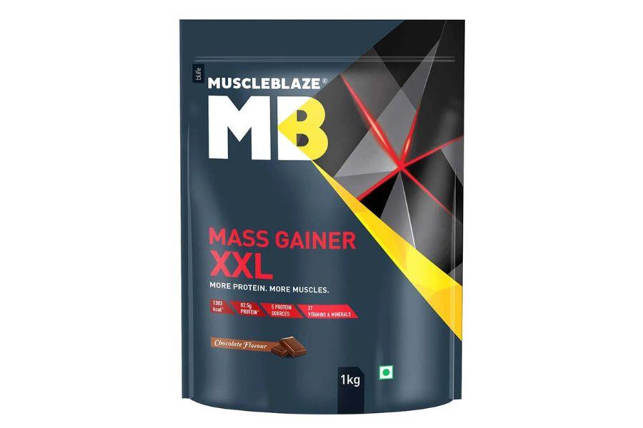 Muscle Blaze Mass Gainer xxl (Chocolate Flavour) 1kg