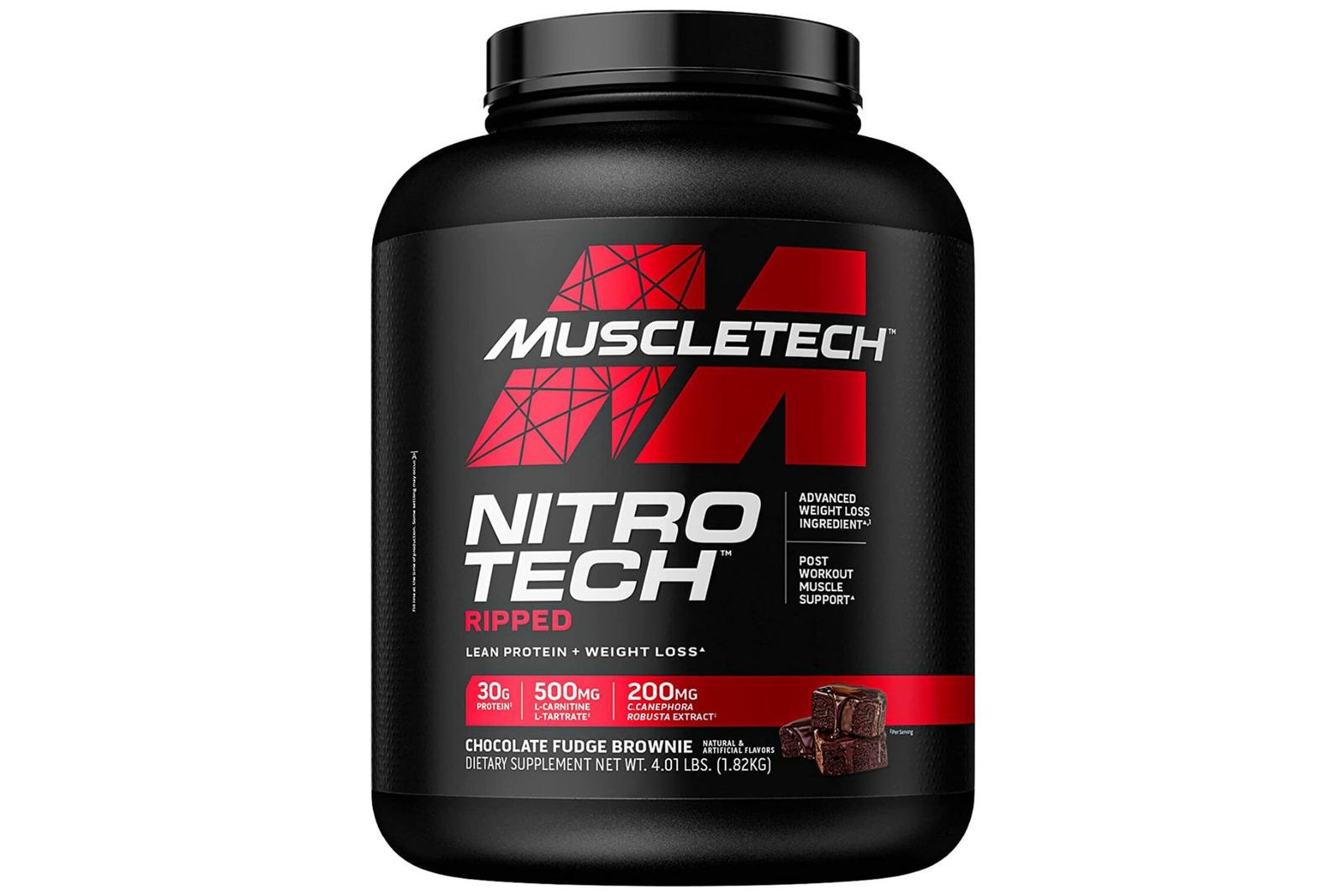 MuscleTech Performance Series Nitro-Tech Ripped Chocolate Fudge Brownie