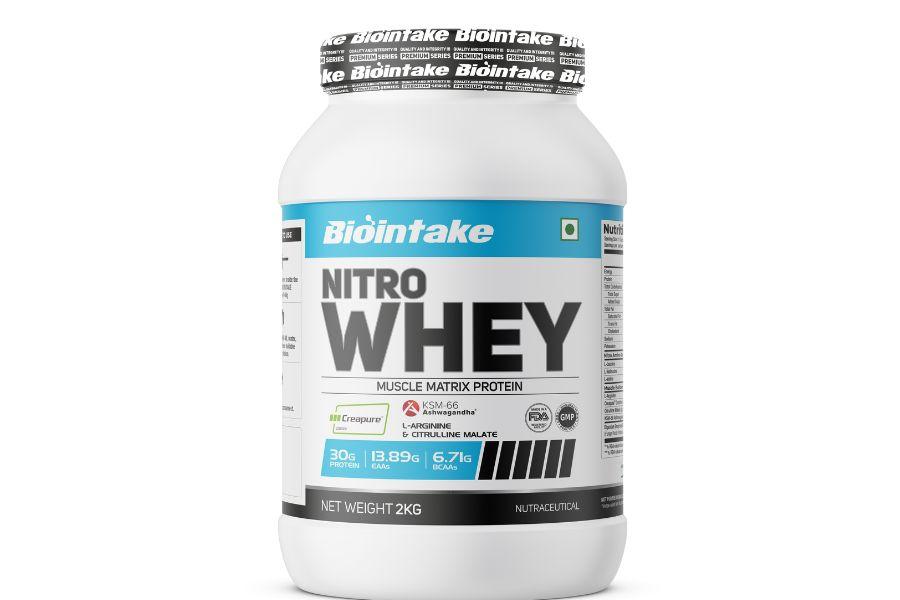 Biointake Nitro Whey (Afgan Faluda) 2kg -  Get Shaker Free