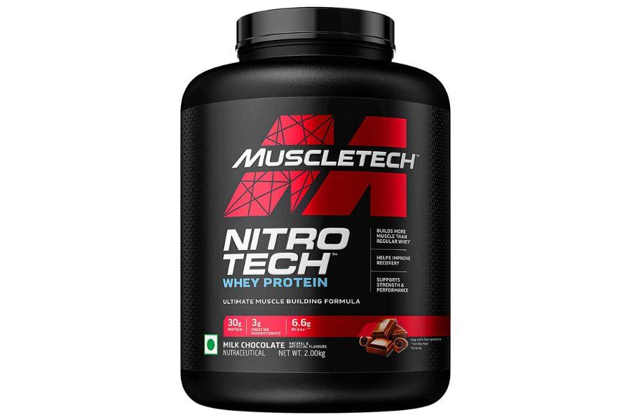 Muscletech Nitrotech (Milk Chocolate) - 1.8kg - Get Shaker Free