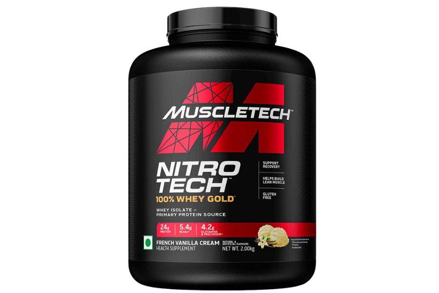 Muscletech Nitrotech Whey Gold (French Vanilla Cream) - 2.27Kg