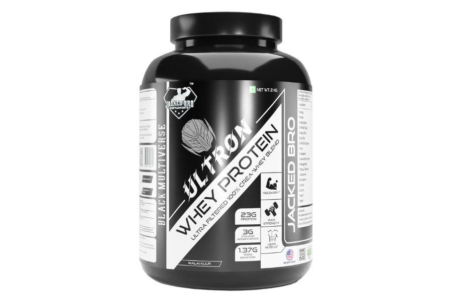 Jacked Bro Ultron Whey (Malai Kulfi) - 2kg - Get Shaker Free