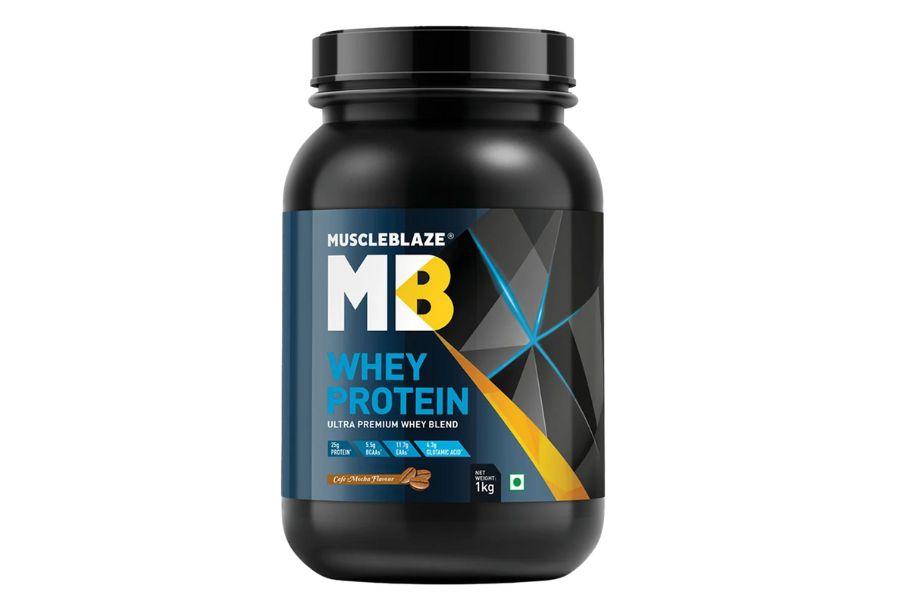 Muscle Blaze Whey Protein (Cafe Mocha) 2kg - Get Shaker Free