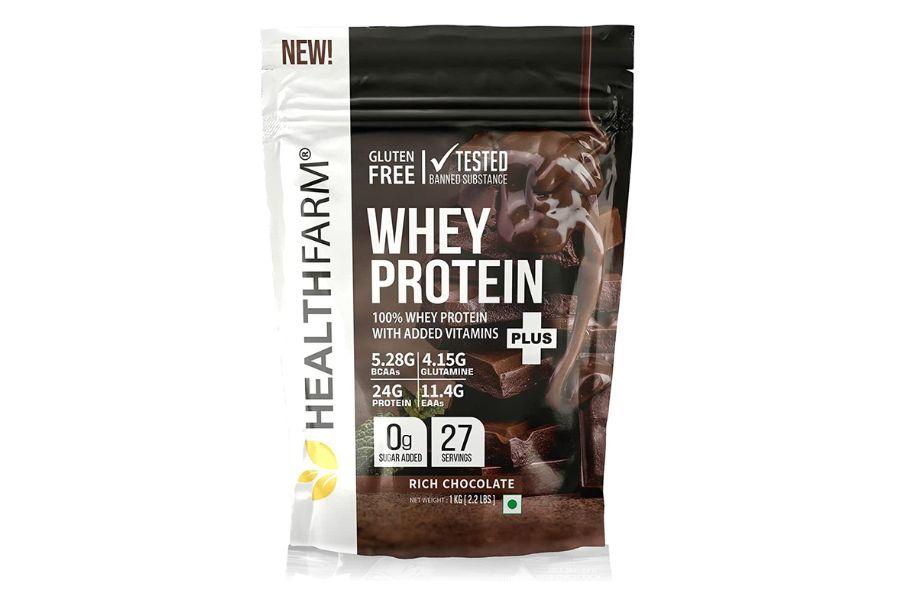 Healthfarm Whey Protein Plus (Rich Chocolate) 2kg