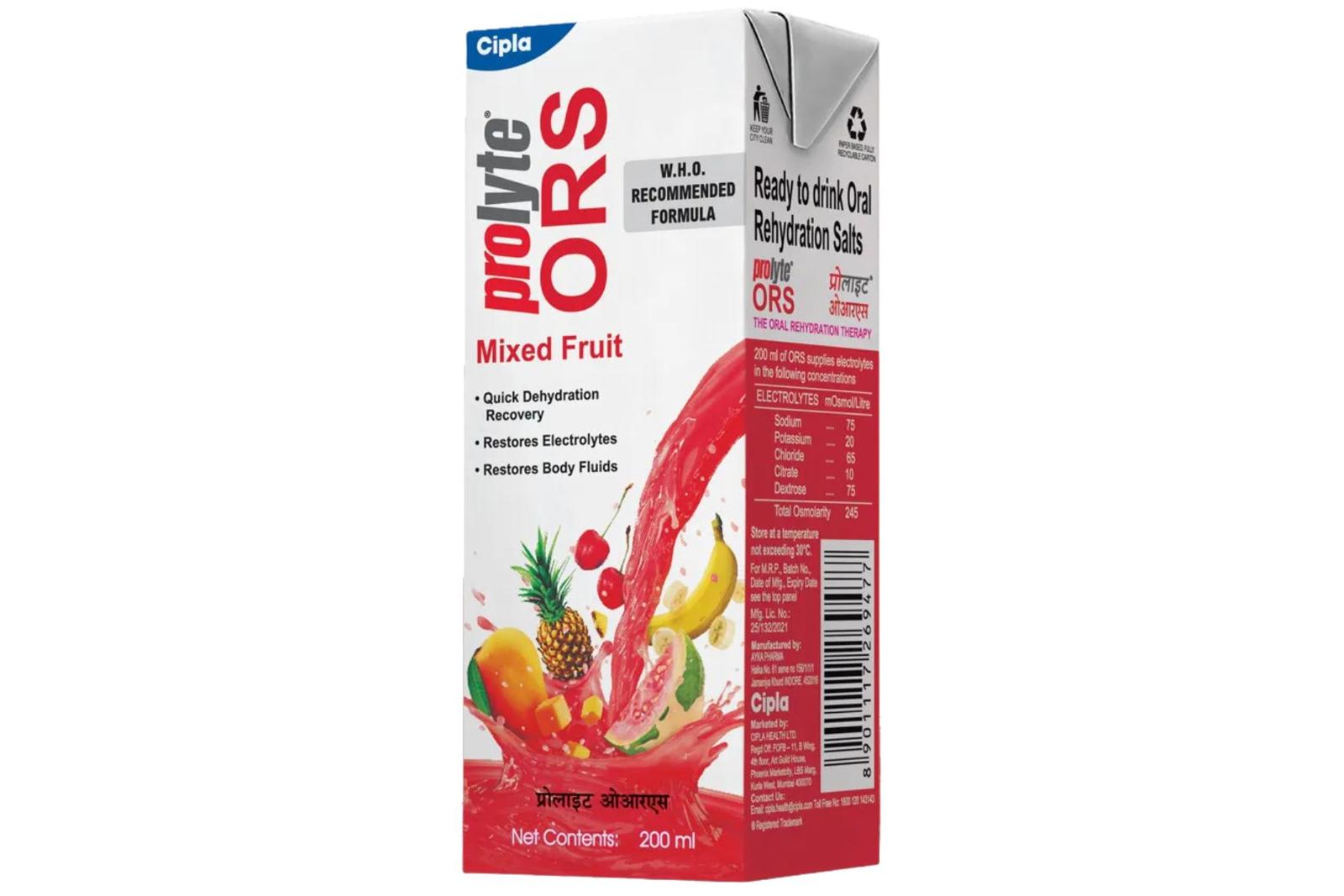 ORS PROLYTE MIXED FRUIT