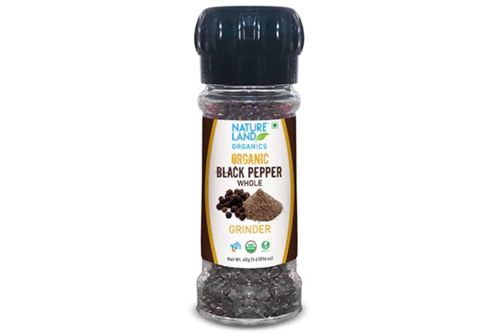 Natureland Organics Black Pepper Whole