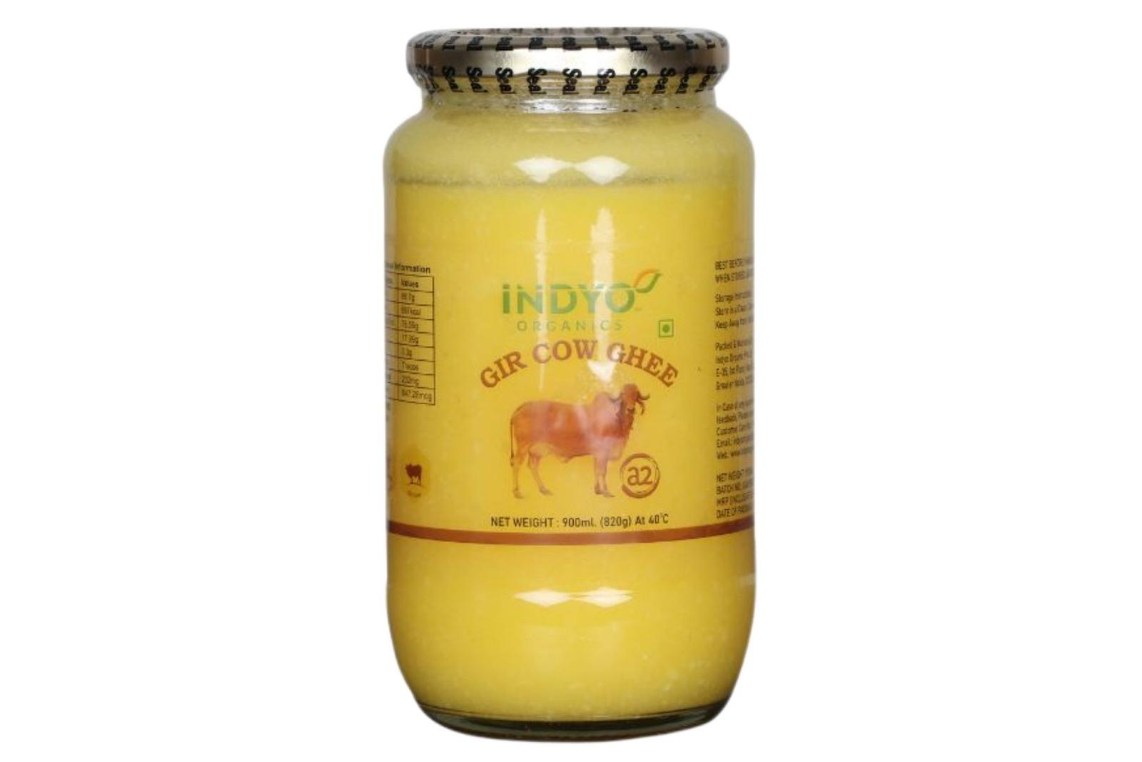 Indyo Organics Gir Cow Ghee (900ml)