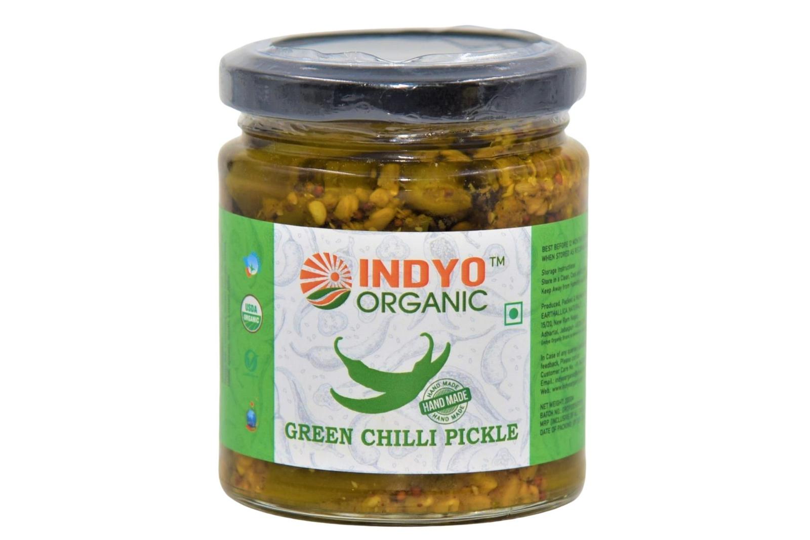 Indyo Organics (Green Chilli) Pickle