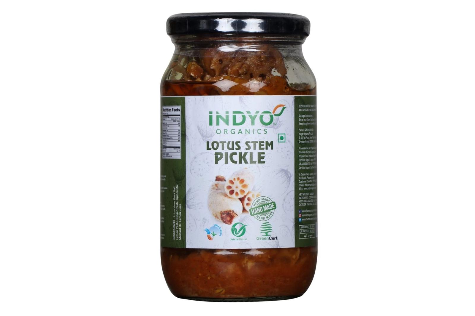 Indyo Organics Lotus Stem Pickle