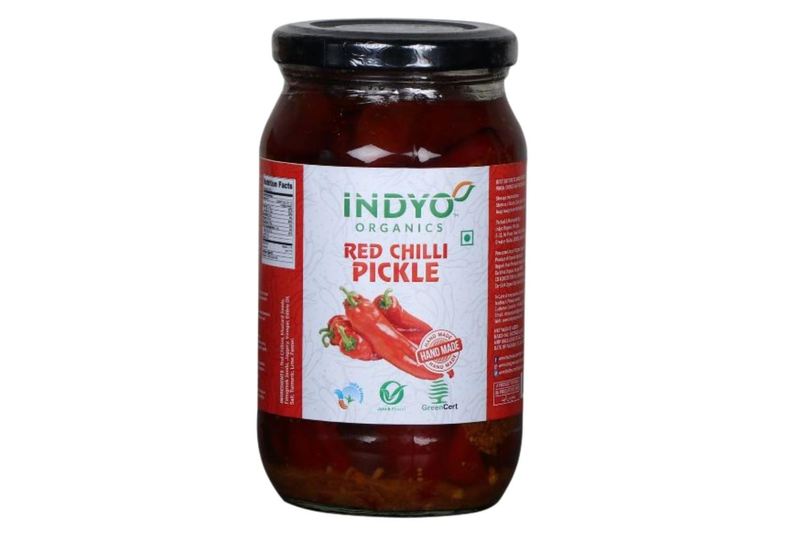 Indyo Organics Red Chilli Pickle