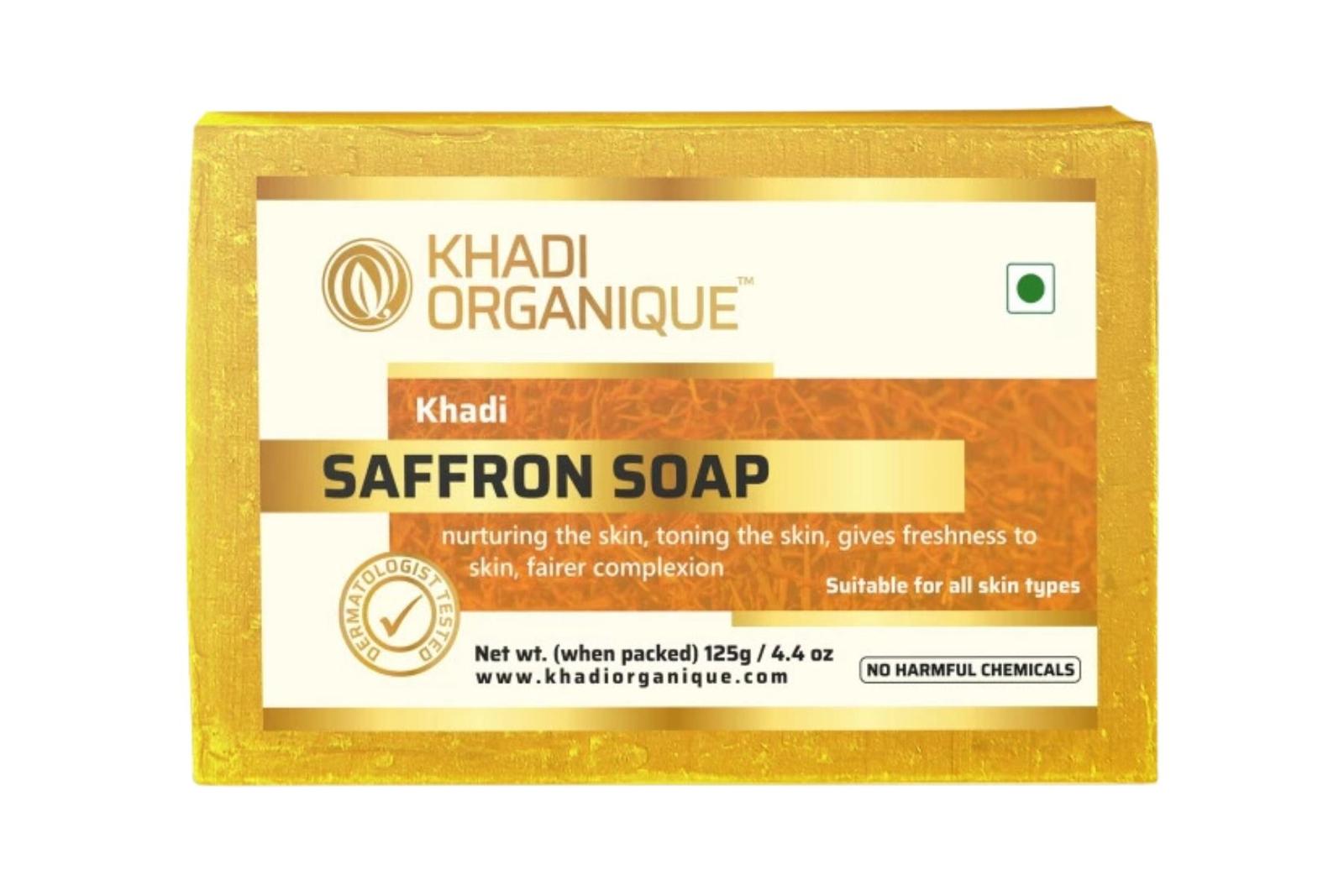 Khadi Organique Saffron Soap