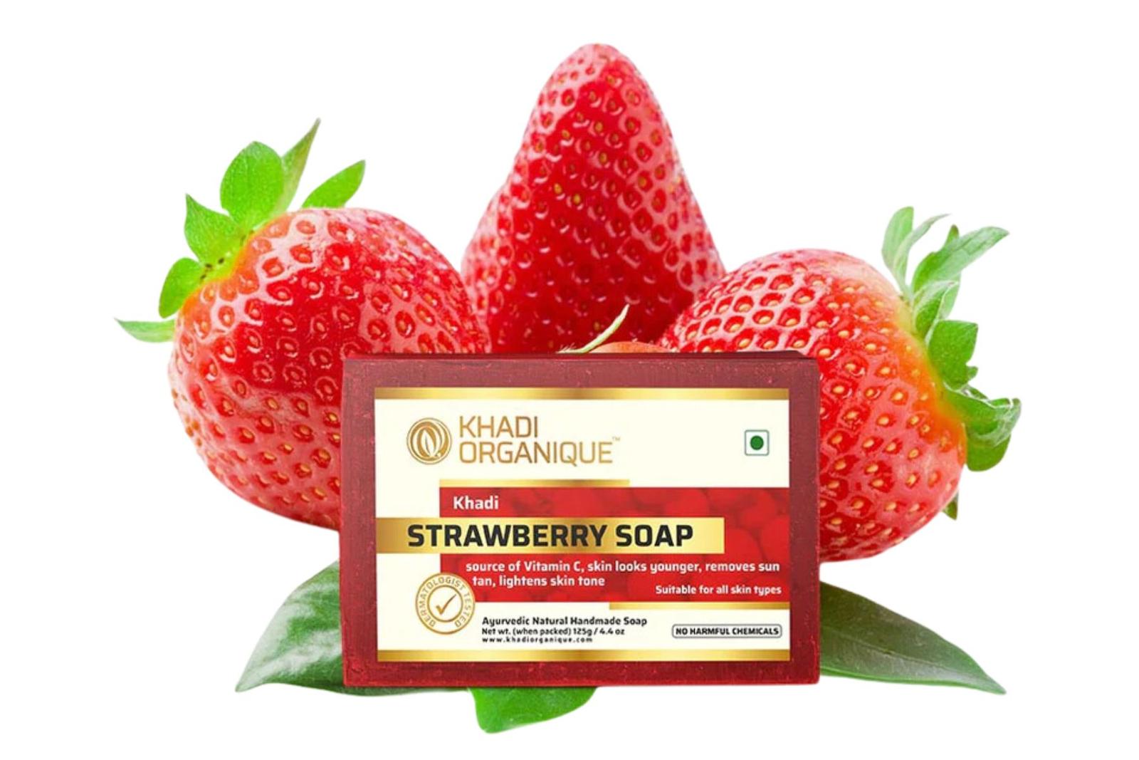 Khadi Organique Strawberry Soap