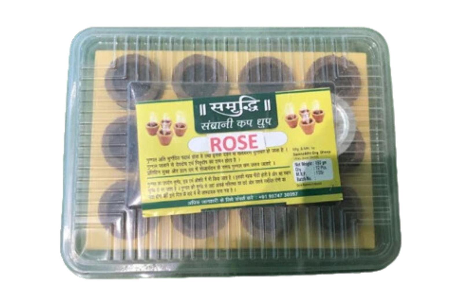 Samruddhi Rose Cup Dhoop (12pc)