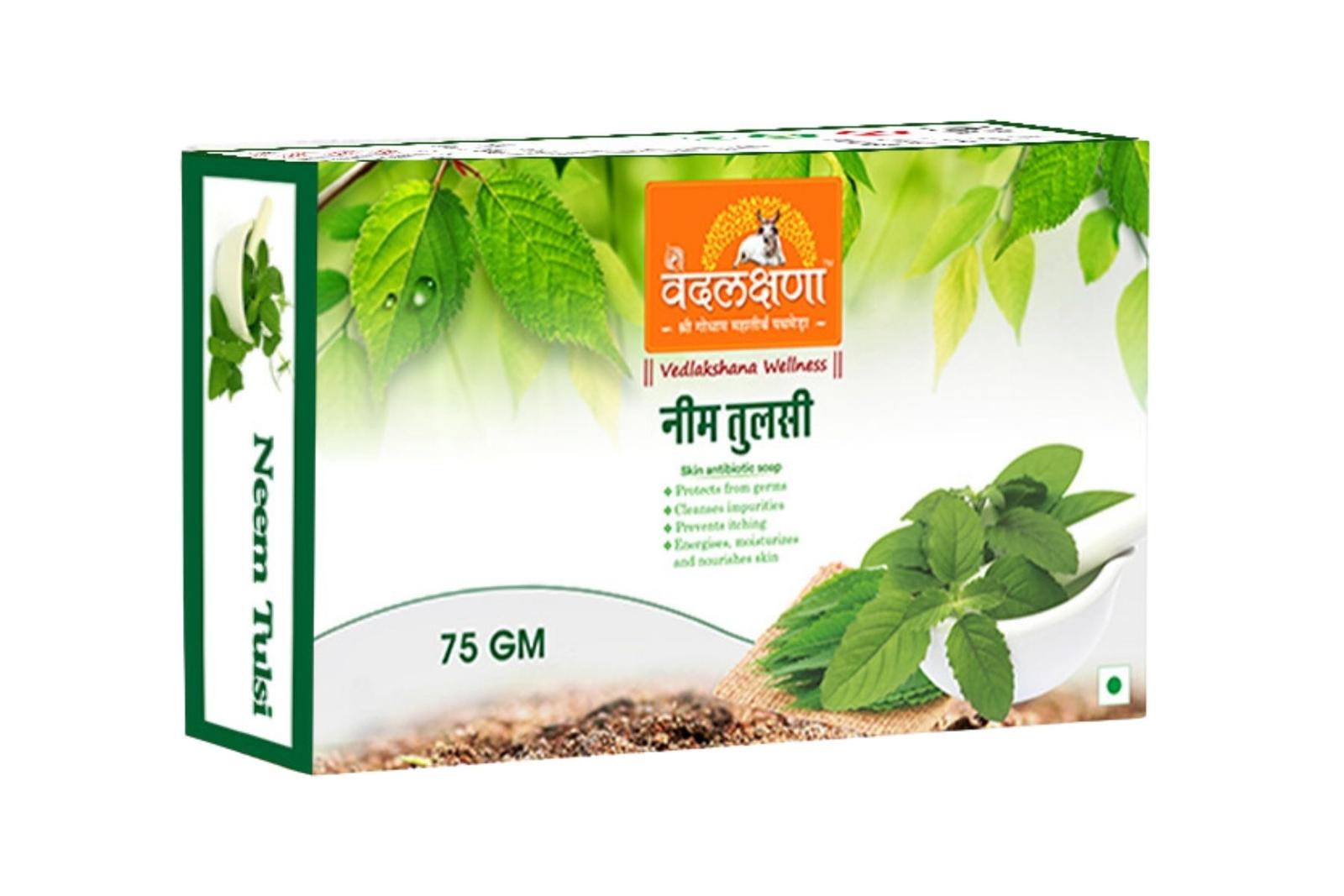 Vedlakshana Neem Tulsi Soap