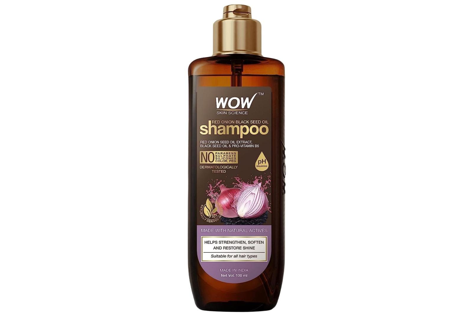 WOW Red Onion  Black Seed Oil Shampoo