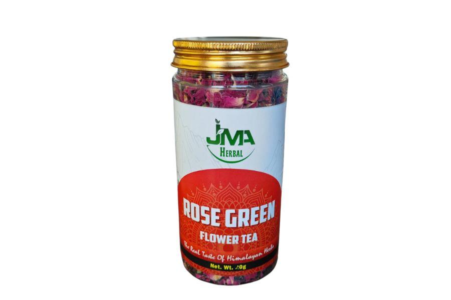 Rose Flower Green Tea