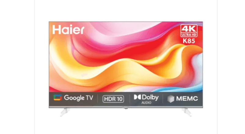 Haier 4K Ultra HD K85 Series 127cm(50) Smart Google TV -H505K85FUX (2025 Model)