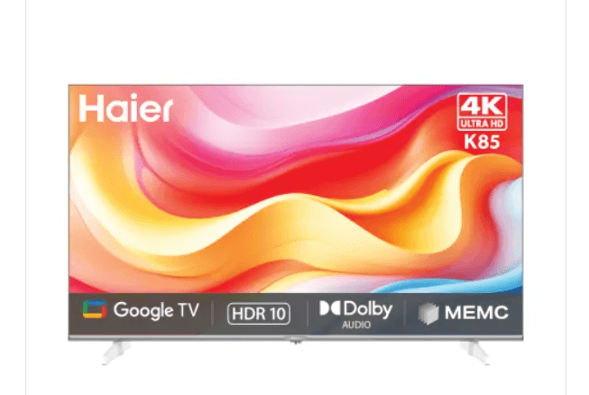 Haier 4K Ultra HD K85 Series 139cm(55) Smart Google TV -H55K85FUX (2025 Model)