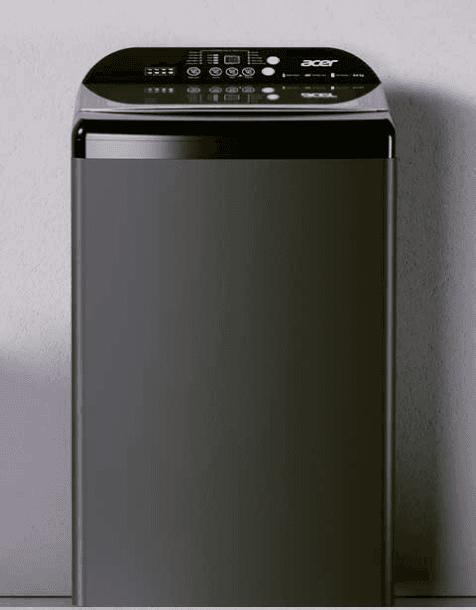 Acer Semi Automatic Washing Machine 7KG (Black & Grey) "Twin Tub (Wash & Spin Tub), 1300 Spin RPM, Mobility Wheels, 5 Star. 2 Year Comprehensive + 5 Year Spin Motor + 5 Year Wash Motor Warranty" (AR70SAMBGL124D)