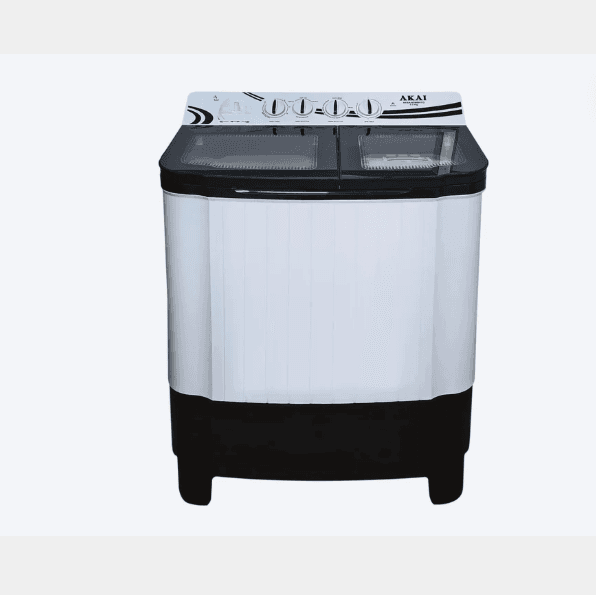 Akai 10.5KG Top Load Black Semi-Automatic Washing Machine( AKSA-105WGBFG)