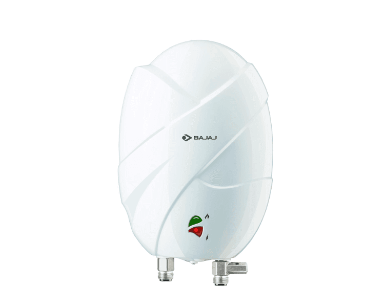 Bajaj Flora 3 Litre Instant Vertical Water Heater | 4.5Kw | Fire Retardant Cable | Multiple Safety Systems | 2 Yr Warranty 【White】