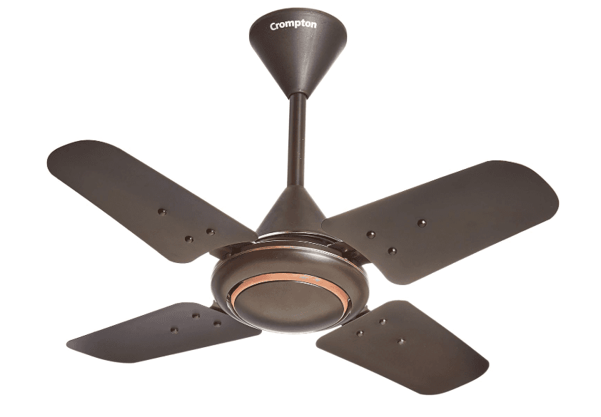  Crompton Ariyabriz 600 mm (24 inch) High Speed 4-Blade Anti Rust Small Ceiling Fan (Dark Raisin)