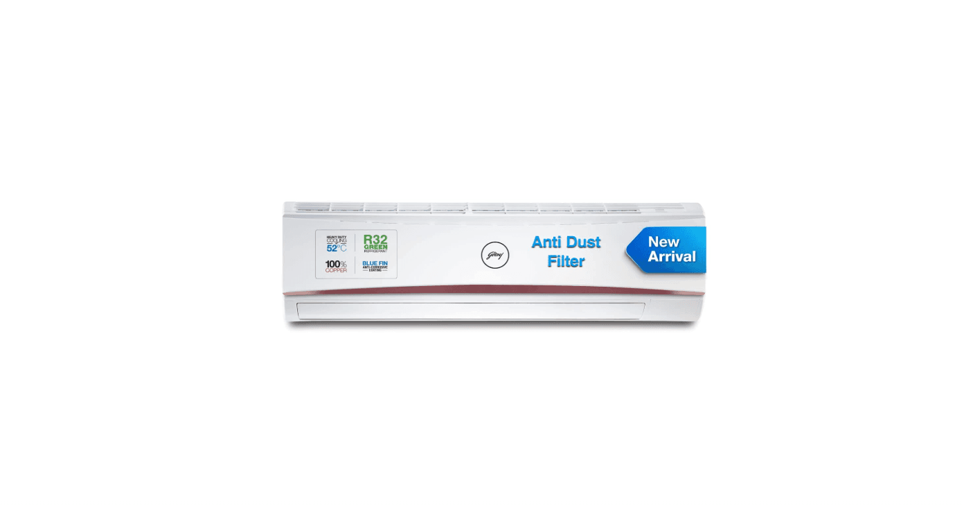 Godrej 2 Ton 3 Star, 4-Way Air Swing, Fixed Speed Split AC (Copper, Anti-Dust Filter, AC 2T SFC 24LTC3-WWR, White)