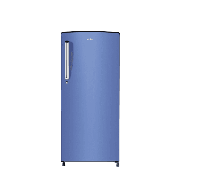 Haier 185L 2 Star Radish Blue Finish Direct Cool Single Door Refrigerator