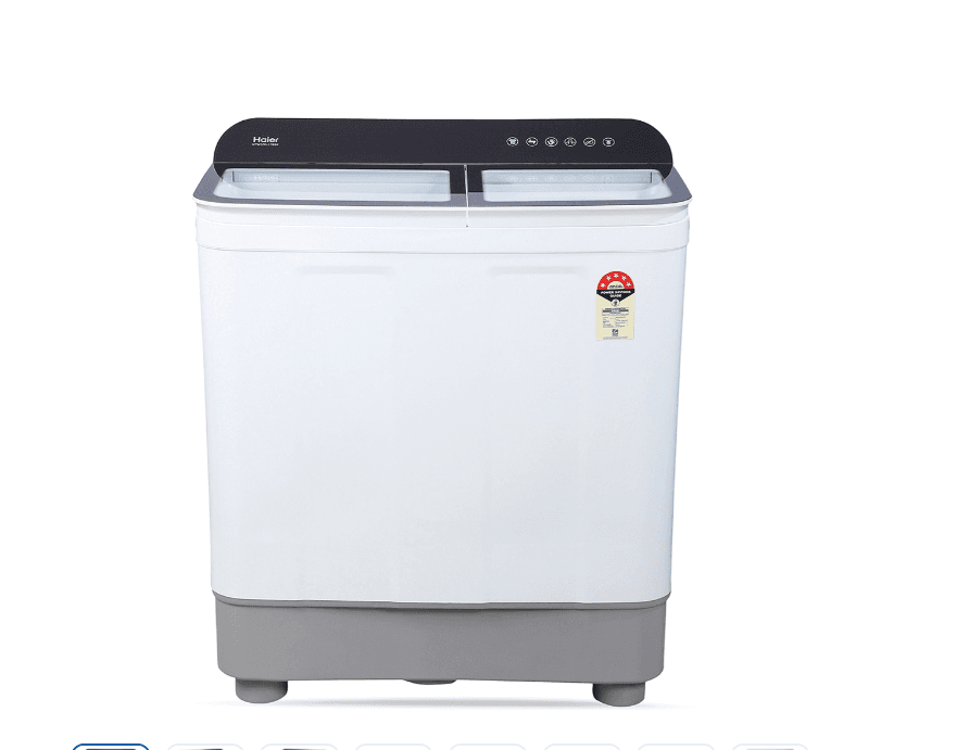 Haier 7 Kg Semi-Automatic Washing Machine With Toughened Glass